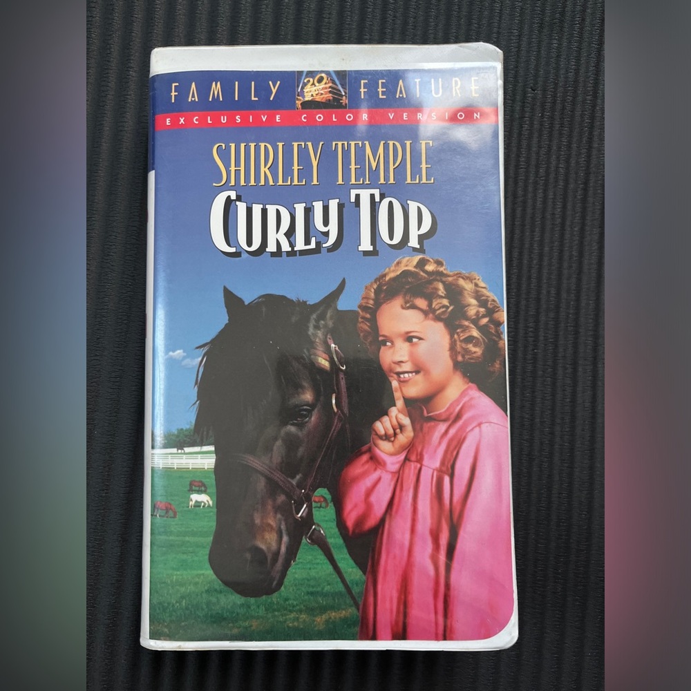 Shirley Temple Curly Top VHS tape